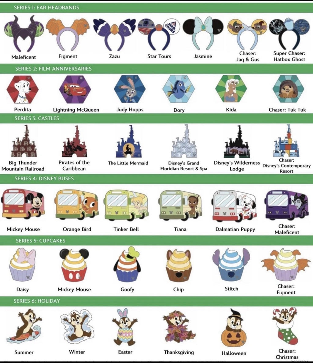 Disney Parks 2026 WDW Wave A Hidden Mickey Mystery Pin Pouch