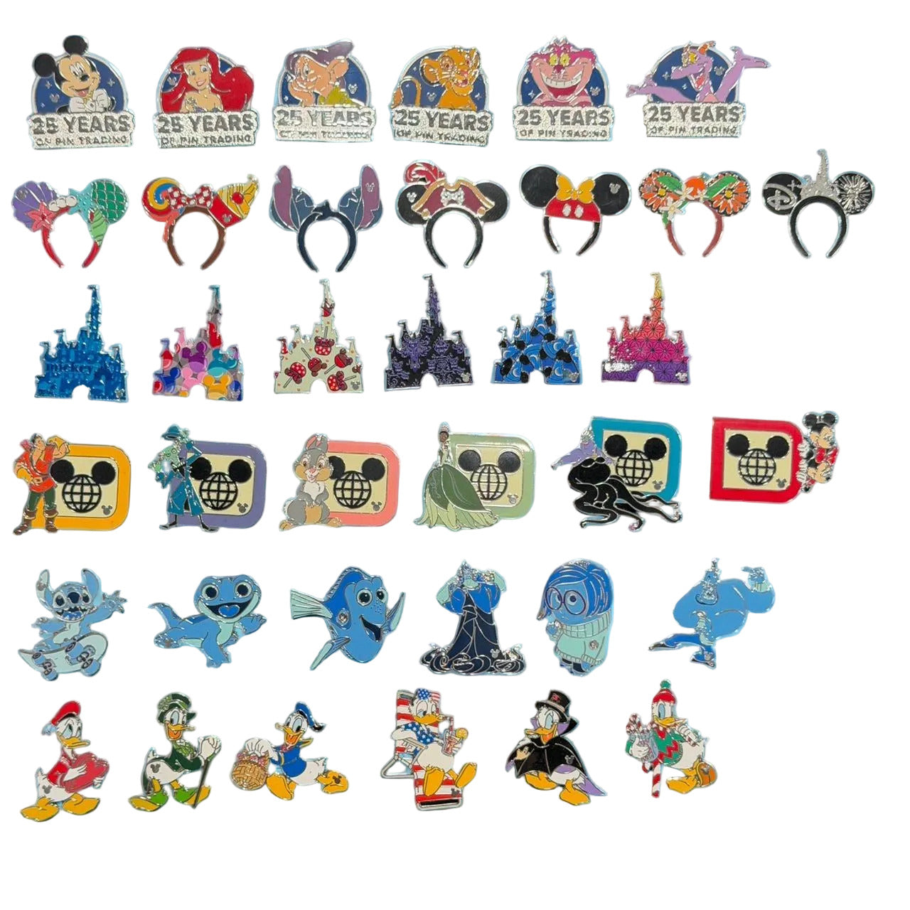 Disney Parks 2025 WDW Wave A Hidden Mickey Mystery Pin Pack