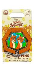 Disney The Fox and the Hound 45th Anniversary Spinner Pin Limited Release 2026