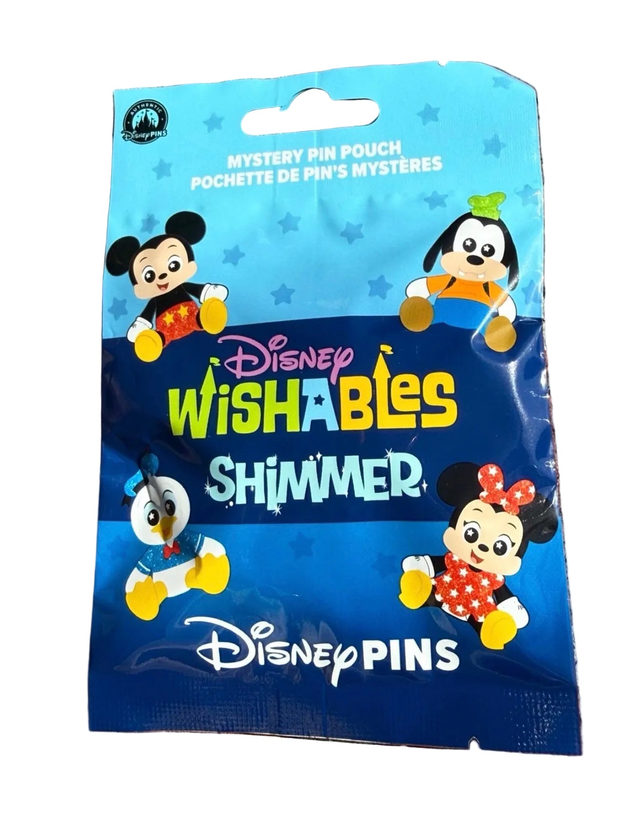Disney Wishables Shimmer Mystery Pin Set (5 pins)