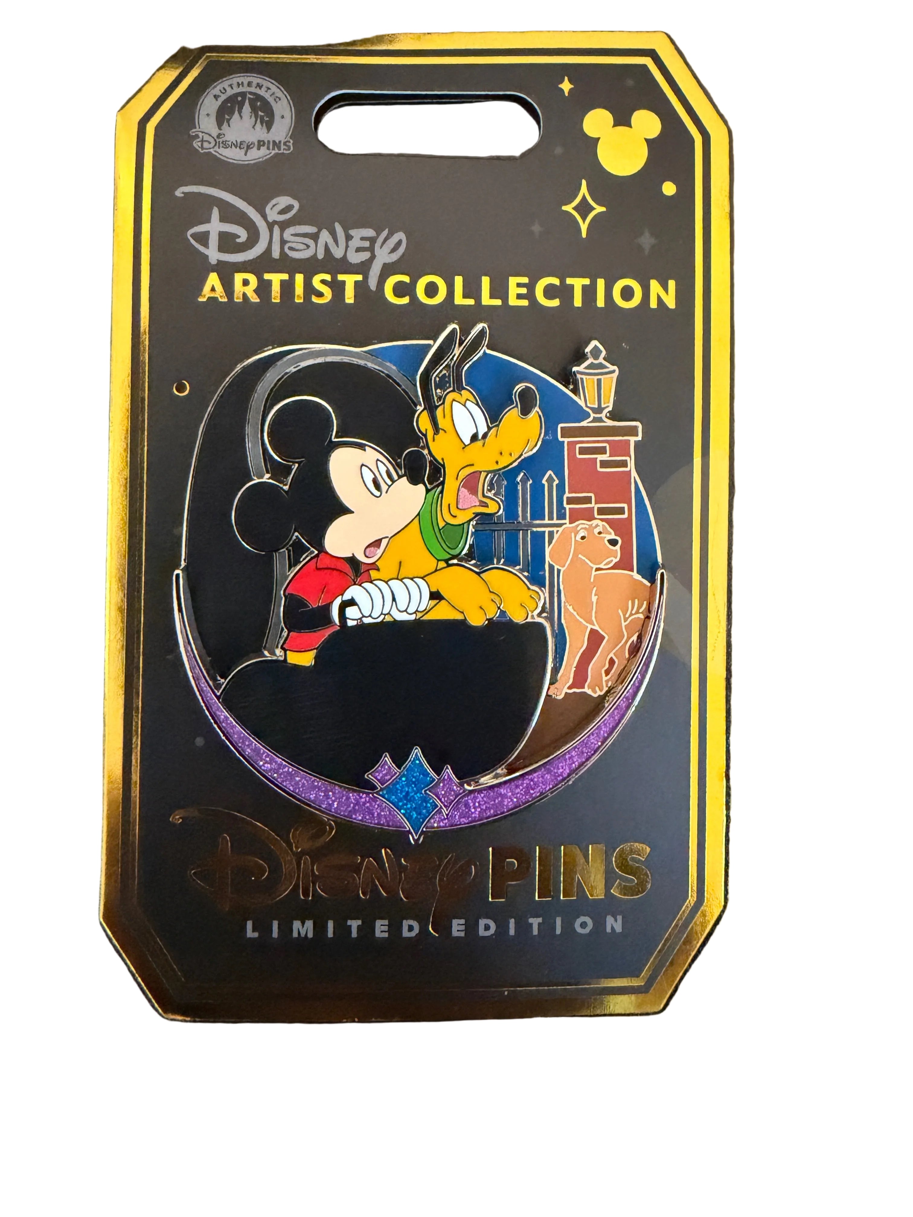 Disney Artist Collection Mickey Mouse & Pluto – The Haunted Mansion Limited Edition Pin