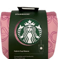 Disney Parks Starbucks Pink Ribbons & Bows Fabric 16 Oz. Cold Cup Sleeve 2026 NWT