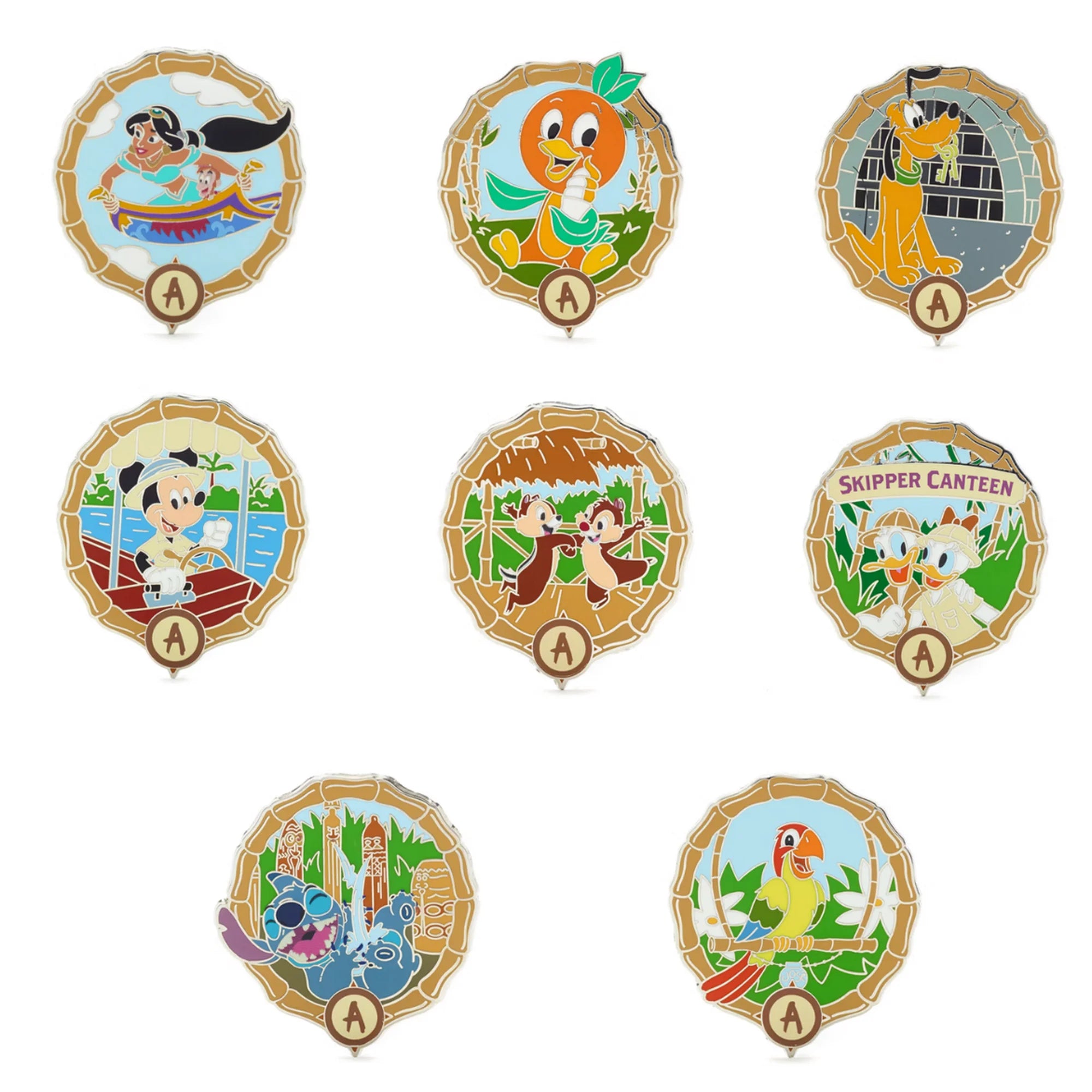 Disney Parks Adventureland Mystery Pin Packs