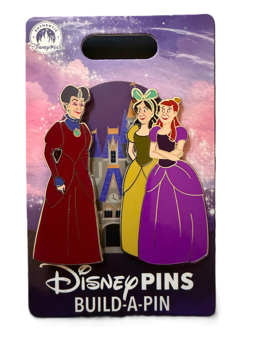 Disney Parks Build-A-Pin Cinderella Complete Set