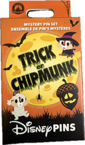 Disney Parks Chip 'n' Dale Trick or Chipmunk Halloween Mystery Pin Set