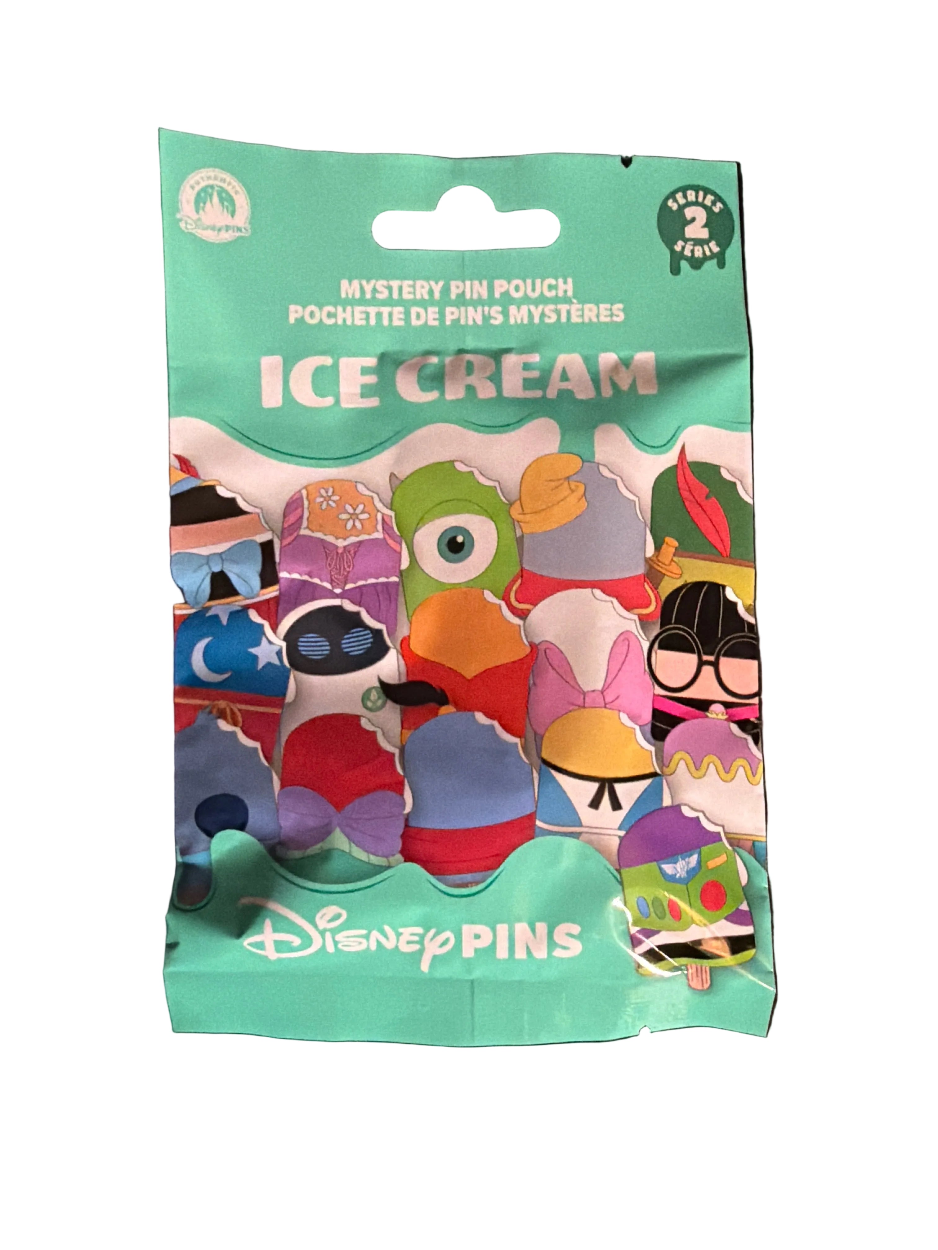 Disney Parks Ice Cream Series 2 Mystery Pin Pack