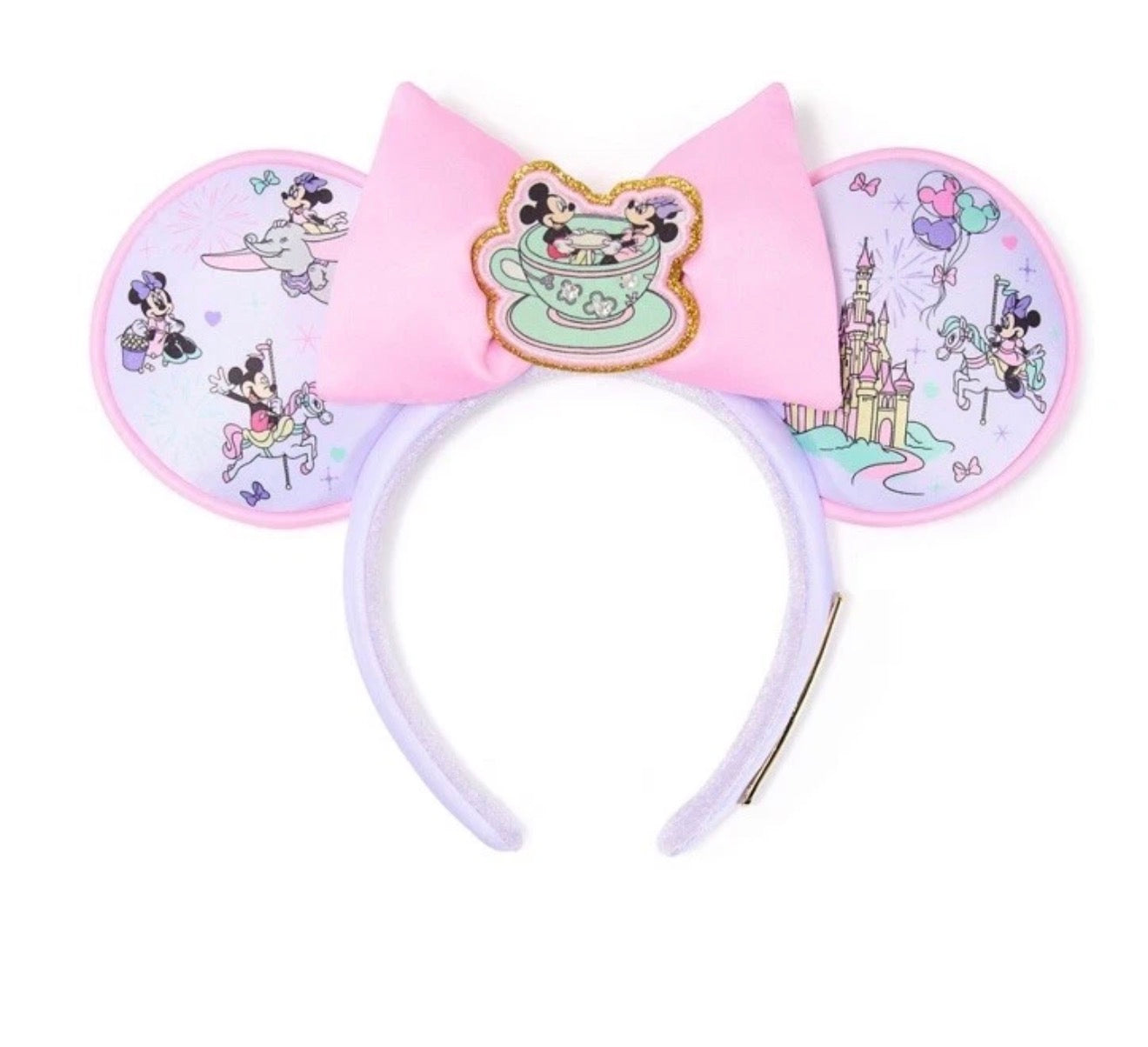 Mickey and Minnie Mouse in the Parks Ear Headband by Stoney Clover Lane