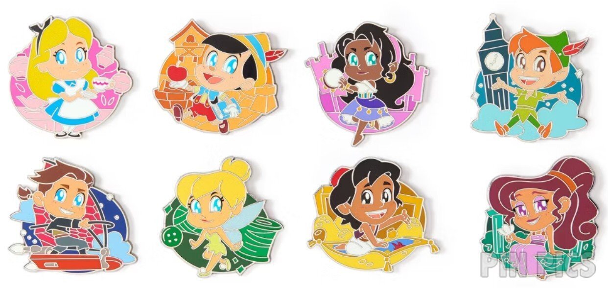Disney Parks Animated Cuties Mystery Pin Packs