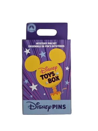 Paquetes de pines misteriosos de juguetes de Disney Parks en caja