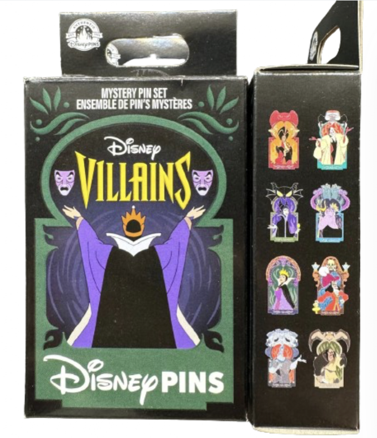 Disney Parks Villains Mystery Pin Packs