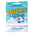Mystery pin pouch for 'Ducks of Disney' with a cartoon duck character on a blue background.