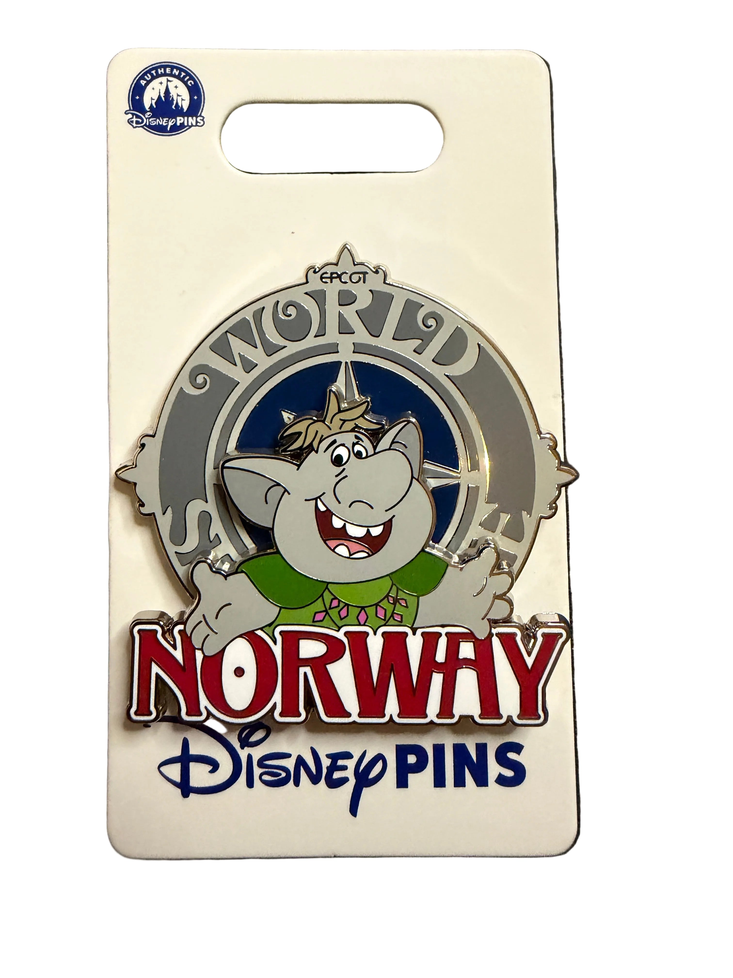 Disney EPCOT World Showcase Norway Troll OE Pin