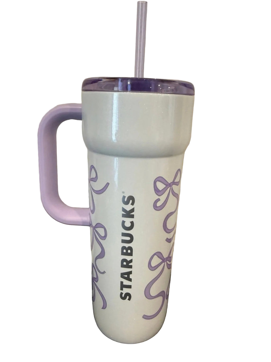 Disney Parks Starbucks WDW Purple Bow Ribbons Castle Hot & Cold Tumbler NWT 2026