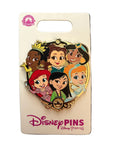 Disney 6-Princess Portrait Character Cluster OE Pin