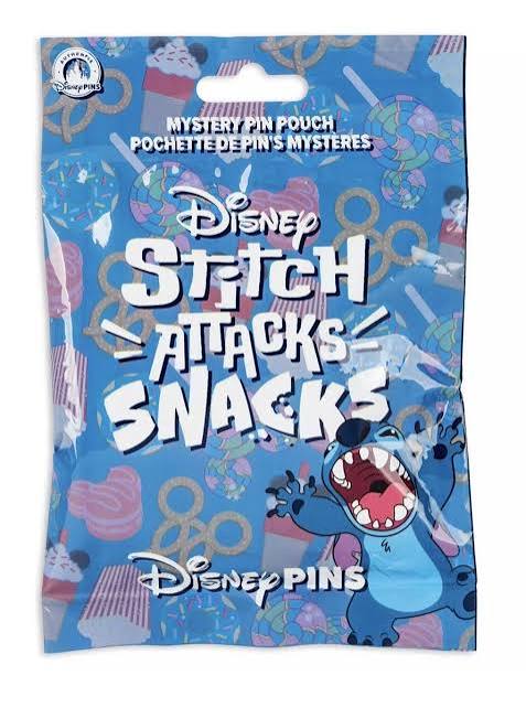 Bolsa misteriosa de pines Disney Stitch Attacks Snacks