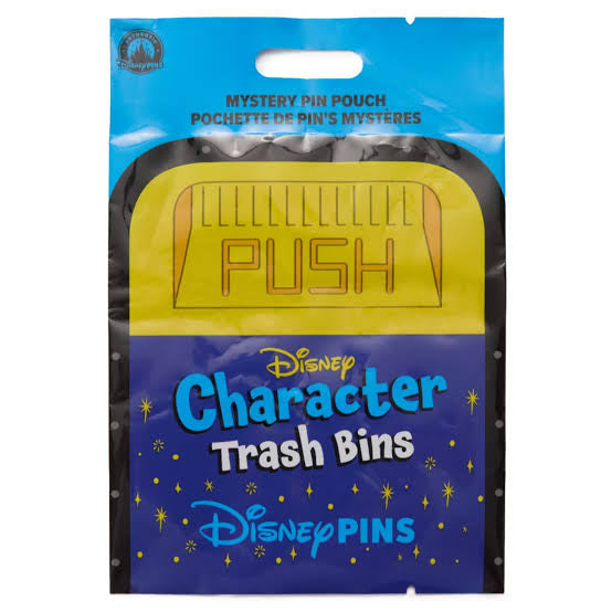 Disney Parks Character Trash Bins Mystery Pin Pouch