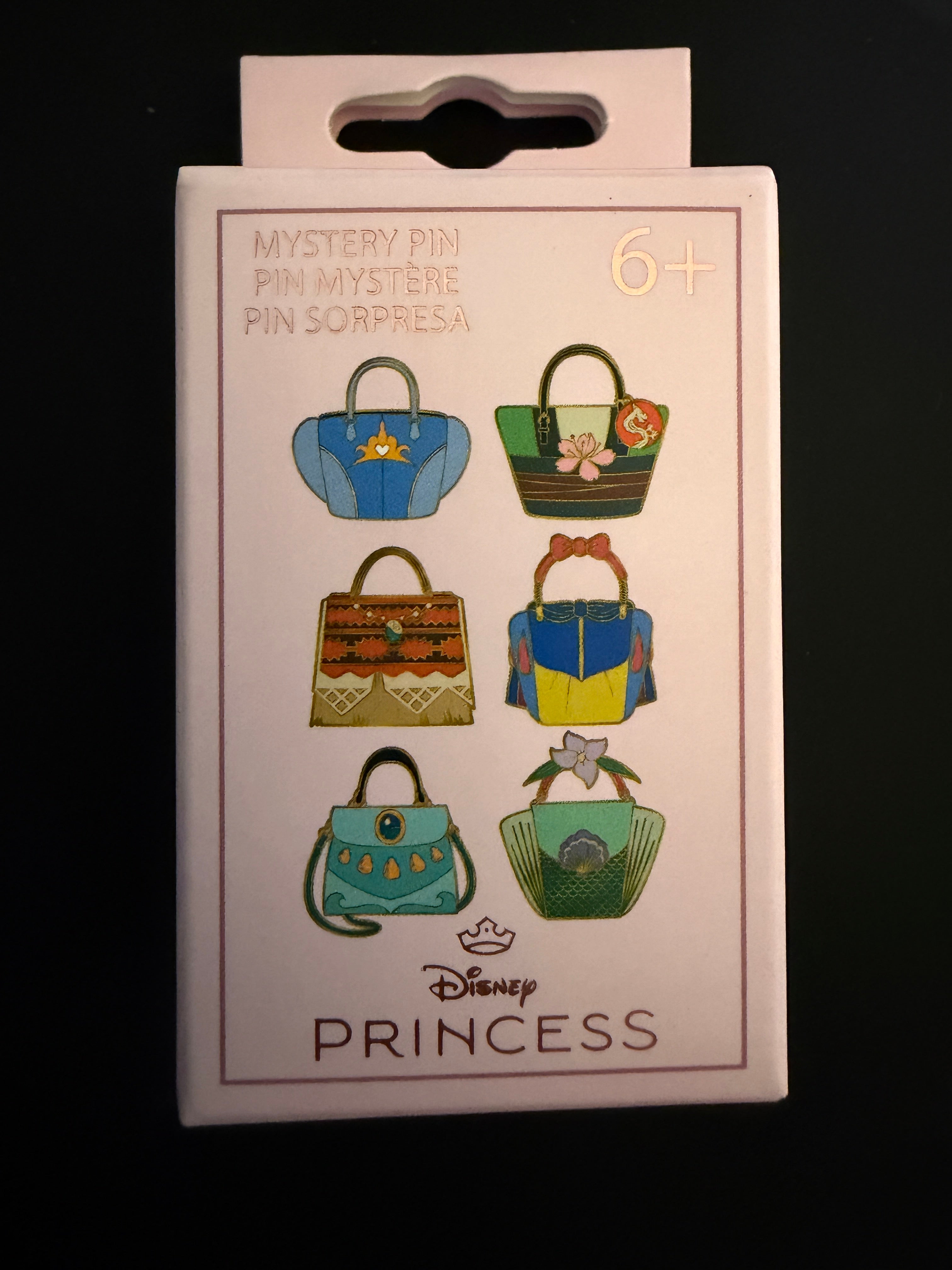Loungefly Disney Princess Handbag Blind Box Enamel Pin