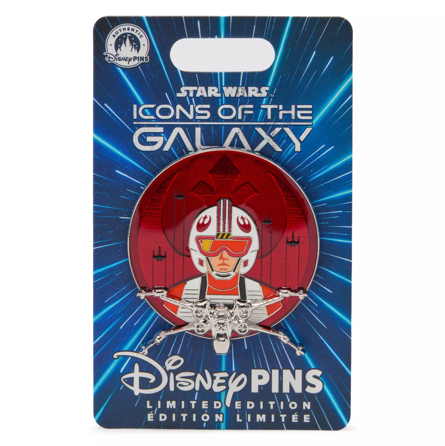 Disney Pins Star Wars Icons of the Galaxy limited edition pin on blue packaging