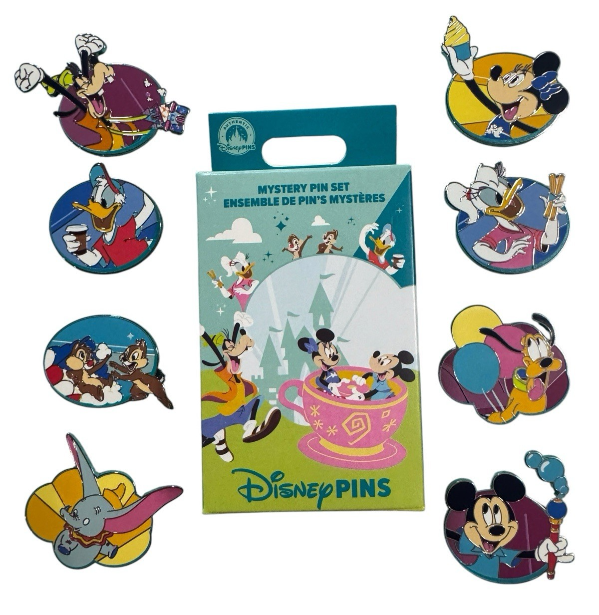 Disney Parks Mickey and Friends Best Day Ever Mystery Pin Packs