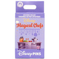 Disney Magical Chefs mystery pin set packaging on a white background