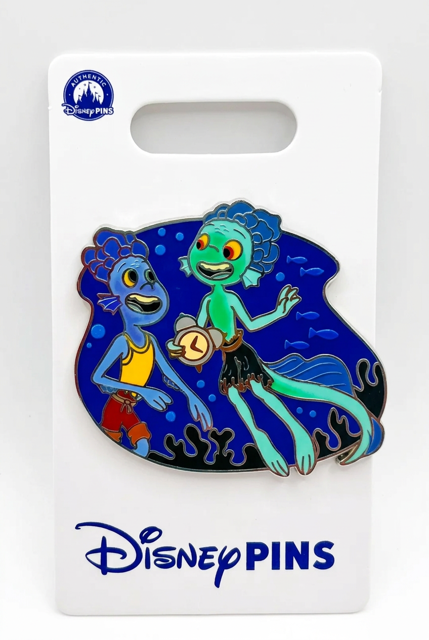 Disney Parks Pixar Luca & Alberto Sea Monster OE Pin