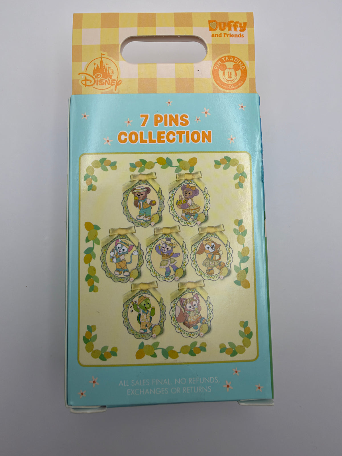 Hong Kong Disneyland Duffy & Friends Lemon Fiesta Mystery Pin Box