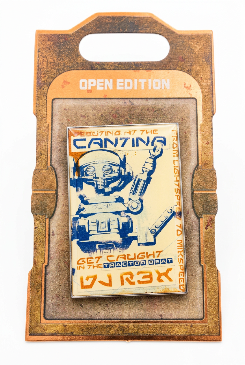 Disney Parks Star Wars Oga's Cantina DJ R3X OE Pin