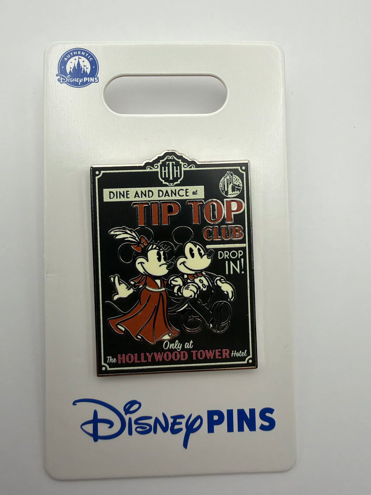 Disney Parks Mickey & Minnie Mouse Tip Top Club OE Pin